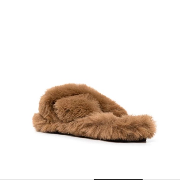 Apparis Biba Faux Fur Slippers - Picture 3 of 11